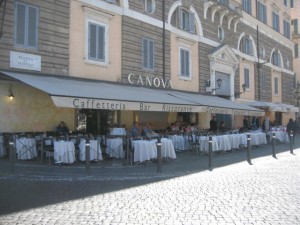Canova restaurant - Rome