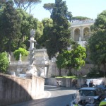 Piazza del Popolo leading up to the Pincio