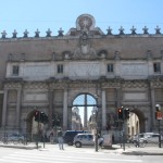 Via Flaminia and Piazza del Popolo