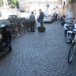 Rent a scooter/bike place at Piazza del Popolo