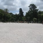 Square on top of Piazza del Popolo in Rome