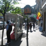 Bus stop in Via di Porta Cavalleggeri