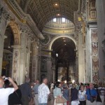 Inside St. Peter's Basilica