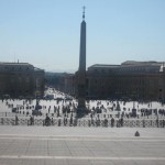 View on St. Peter's Square from the Basilica
