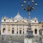 A view on the Basilica from St. Peter's Square