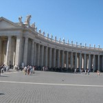 Saint Peters square in the Vatican