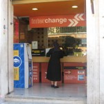 An exchange place in Via di Porta Angelica