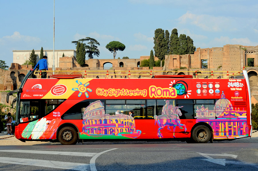 sightseeing bus tours in rome