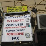 Internet point near the Vatican Museum