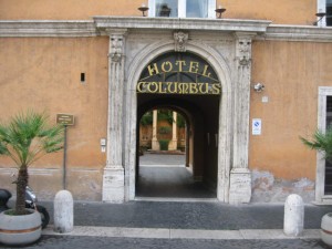 Entrance to Hotel Colombia