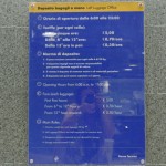 Termini station - rules for baggage deposit