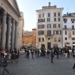 In front of the Pantheon lies Piazza della Rotonda