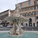 Triton Fountain is located in the Piazza Barberini