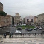 Piazza Venezia is a major key hub of Rome, Italy
