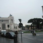Piazza Venezia in Rome Italy