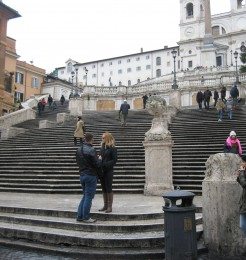 Spanish steps in Rome Italy