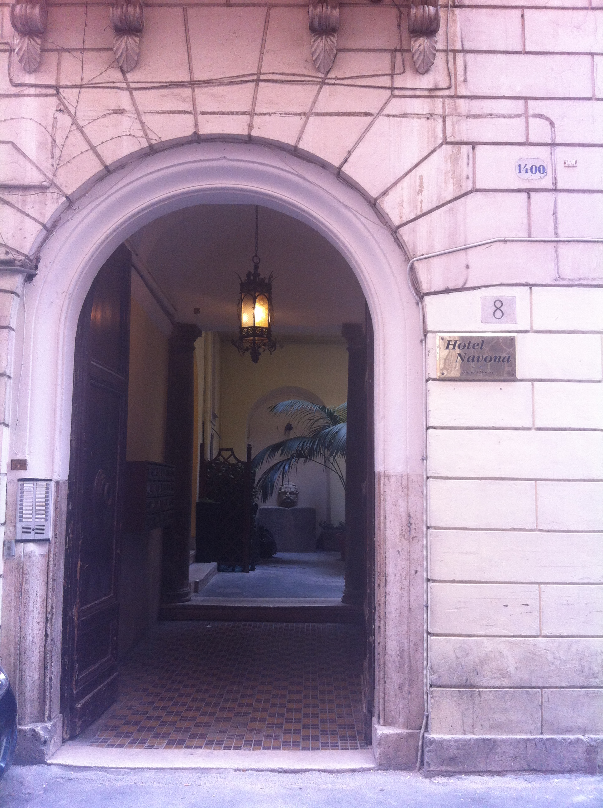 hotel navona rome address