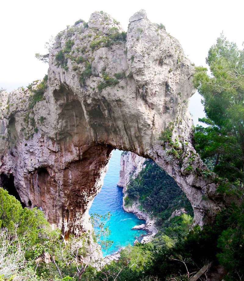 Natural Arch - Cave of Matermania via Capri, Campania, Italy - 343